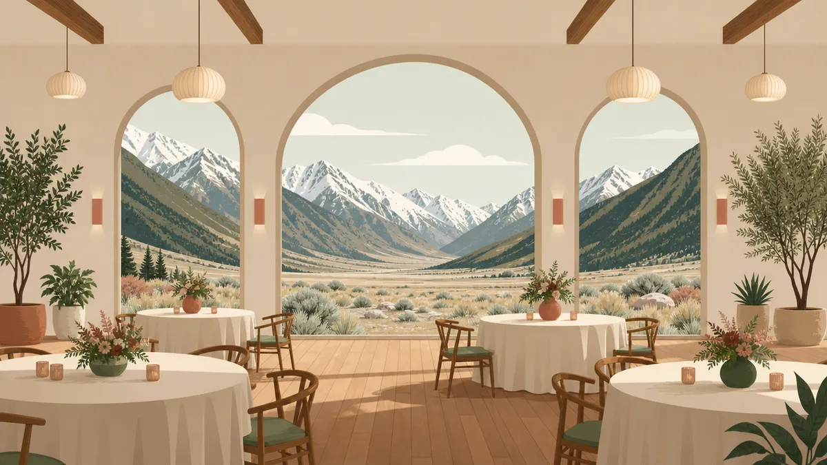 Illustration of indoor venues in the Salt Lake City area