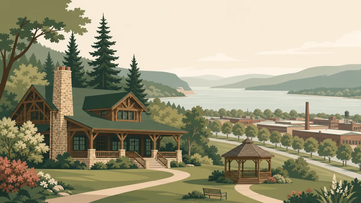 Illustration of state park venues in the Detroit area