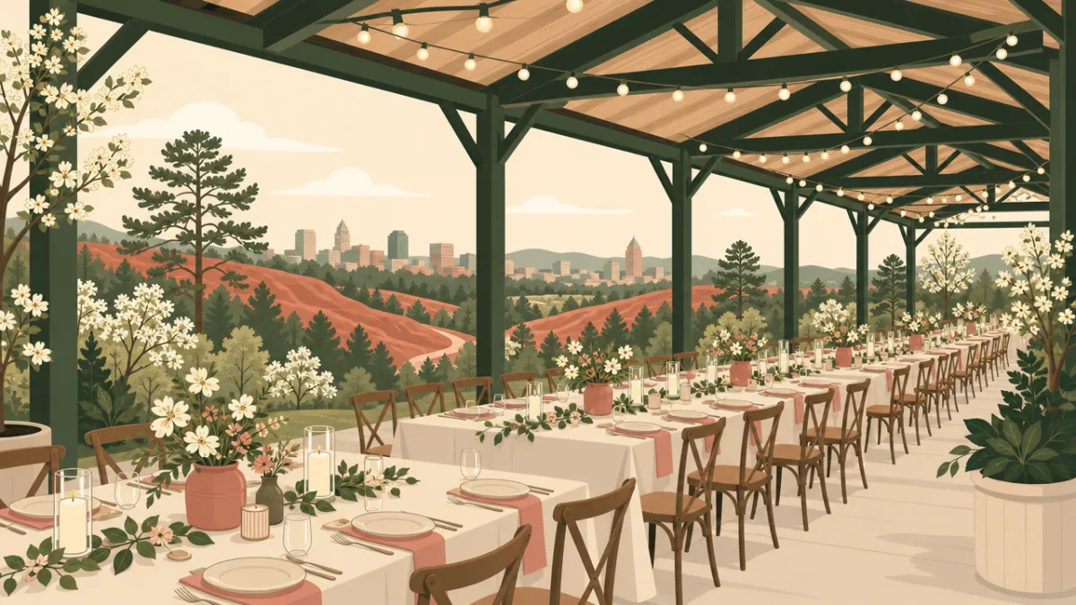 Illustration of venues that seat 50 or more in the Atlanta area
