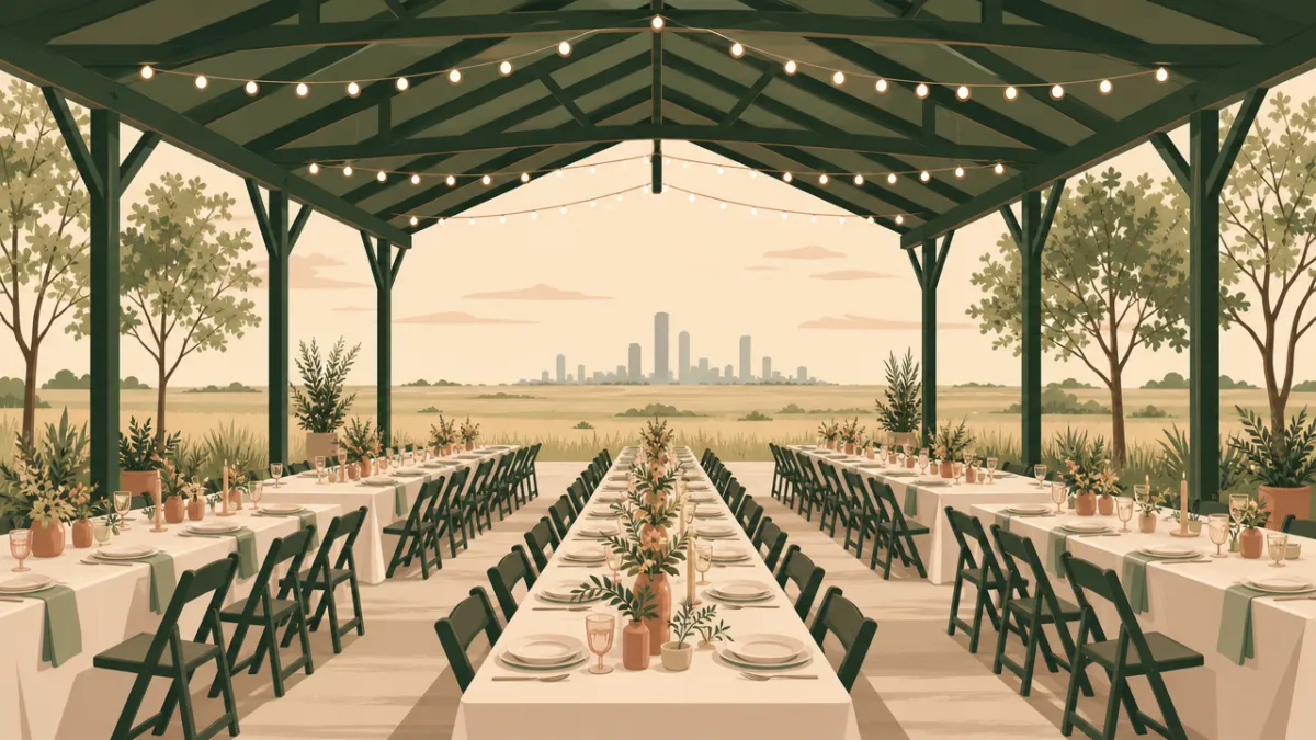 Illustration of venues that seat 50 or more in the Chicago area