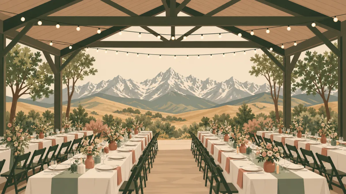 Illustration of venues that seat 50 or more in the Denver area