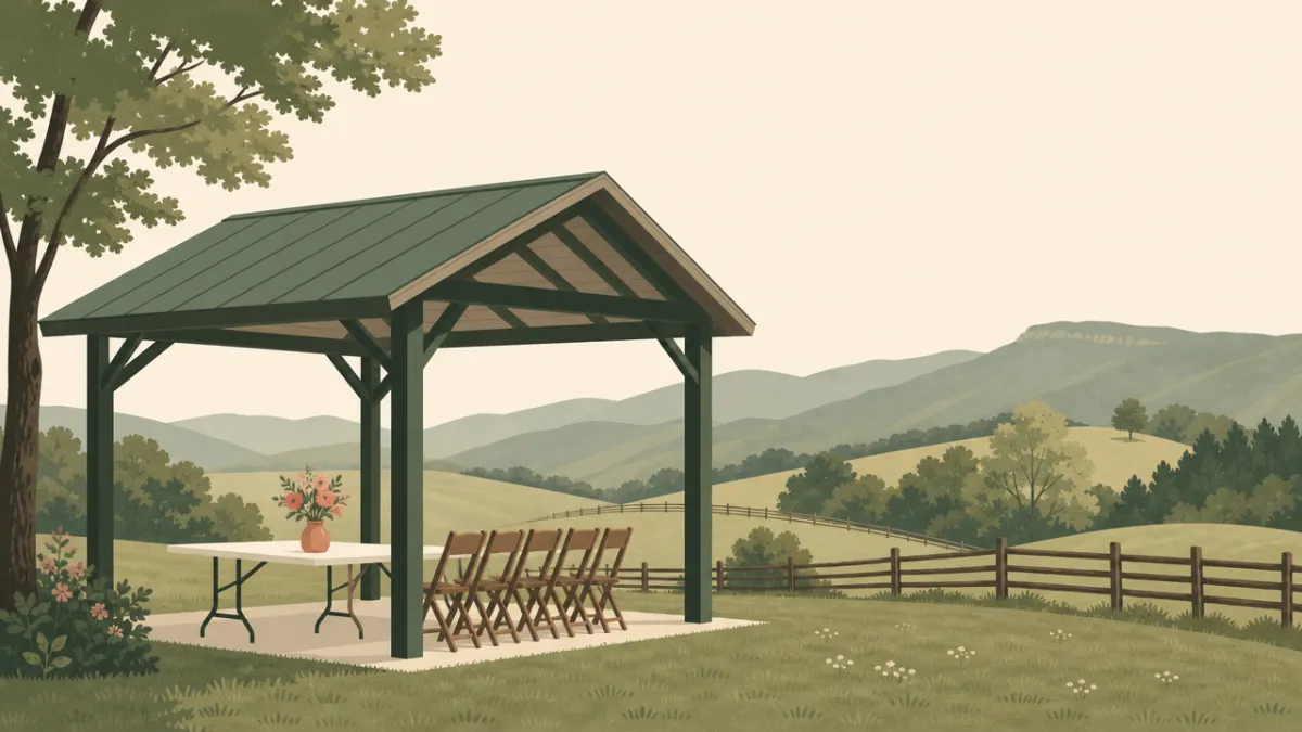 Illustration of venues that start under $1,000 in the Nashville area