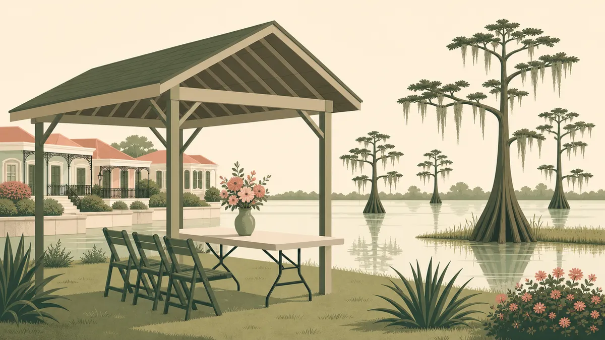 Illustration of venues that start under $1,000 in the New Orleans area